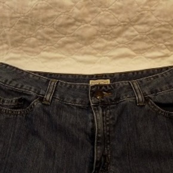 L.L. BEAN Women's, Jean Shorts, Sz 10R,  Blue - Picture 5 of 13